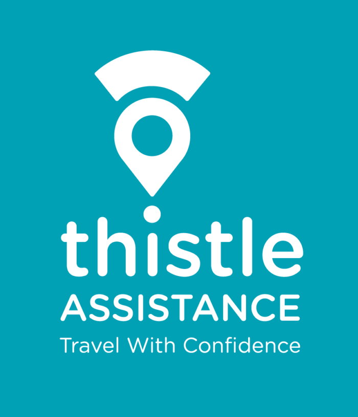 Thistle Assistance logo white